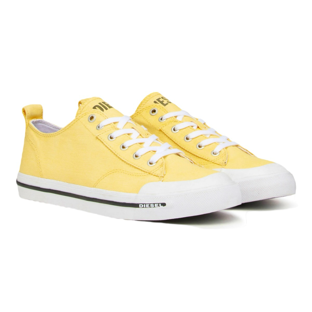 Tenis Diesel Sathos Low Lemon Amarillo Para Hombre - 100% Originales