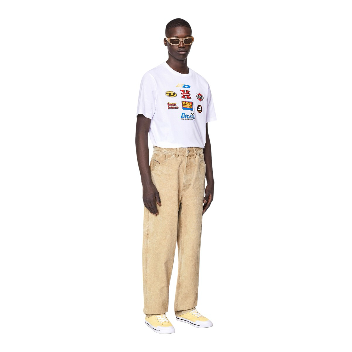 Tenis Diesel Sathos Low Lemon Amarillo Para Hombre - 100% Originales