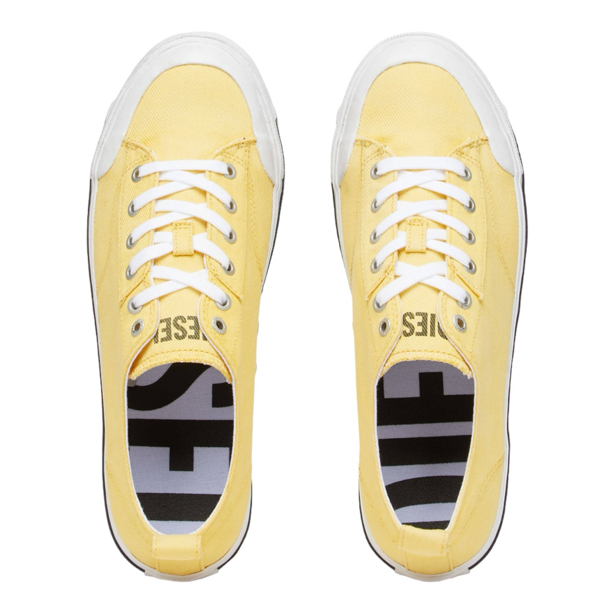 Tenis Diesel Sathos Low Lemon Amarillo Para Hombre - 100% Originales