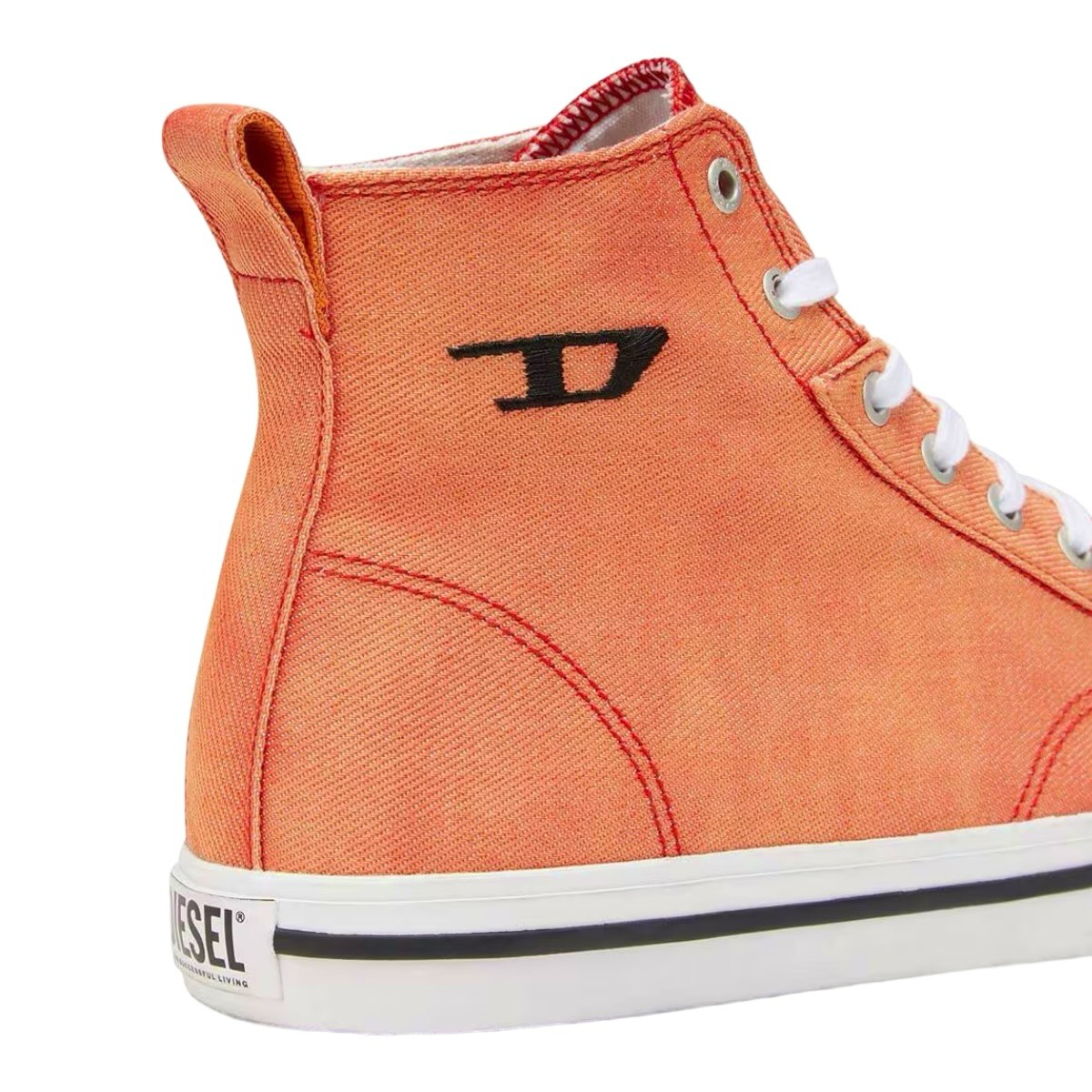 Zapatillas Diesel S-athos Mid Molten Color Naranja Para Hombre - Originales