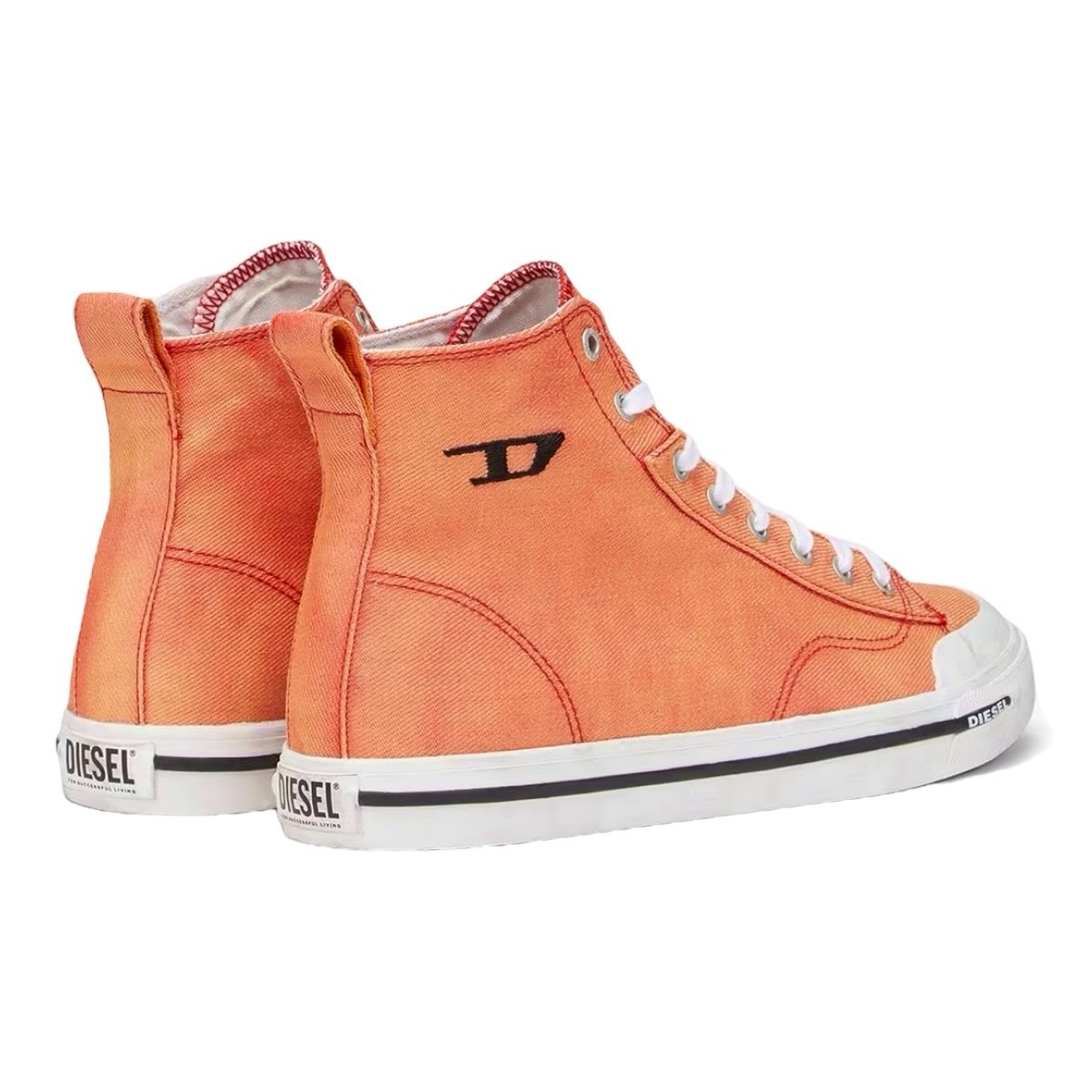 Zapatillas Diesel S-athos Mid Molten Color Naranja Para Hombre - Originales