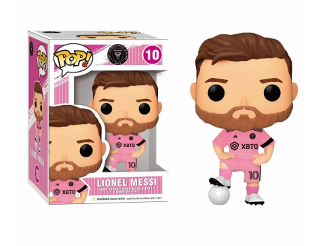 Funko Pop Fútbol Lionel Messi Inter De Miami Playera Rosa