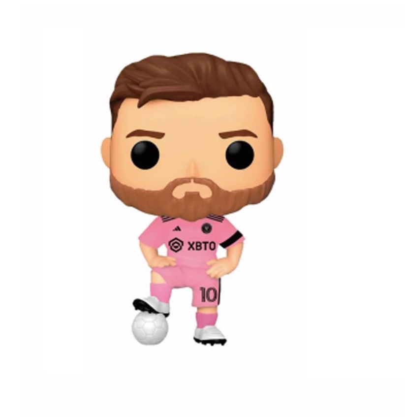 Funko Pop Fútbol Lionel Messi Inter De Miami Playera Rosa