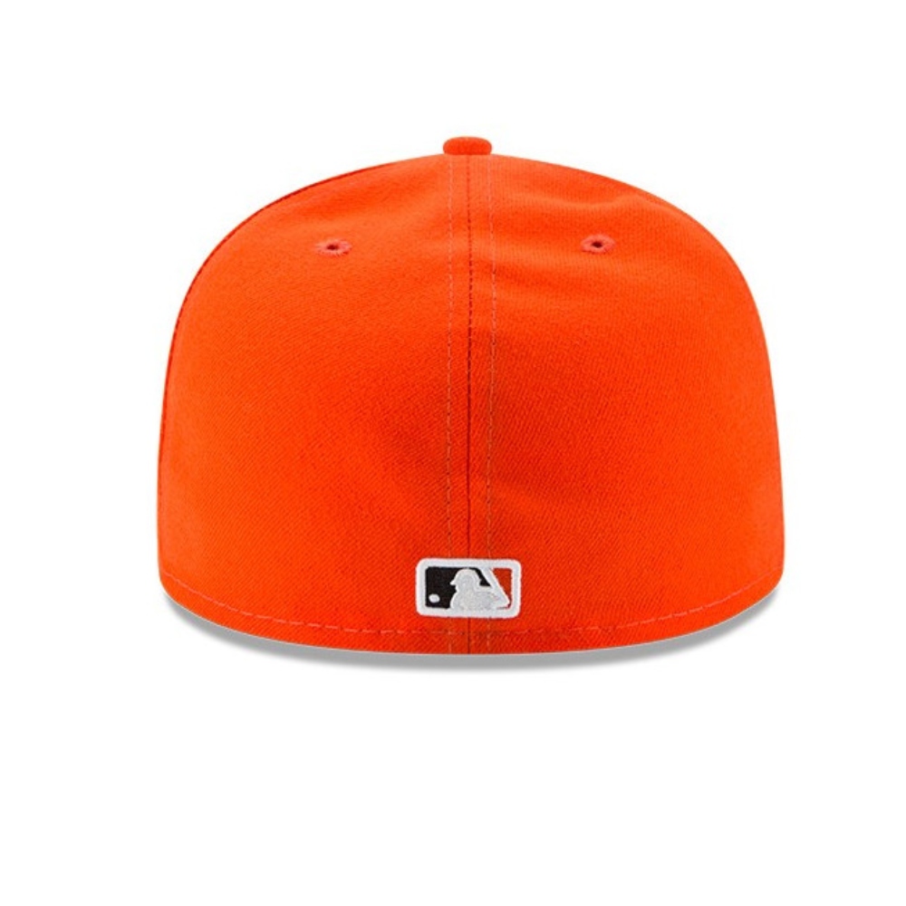 Gorra New Era Miami Florida 59fifty Cerrada Naranja 70360936