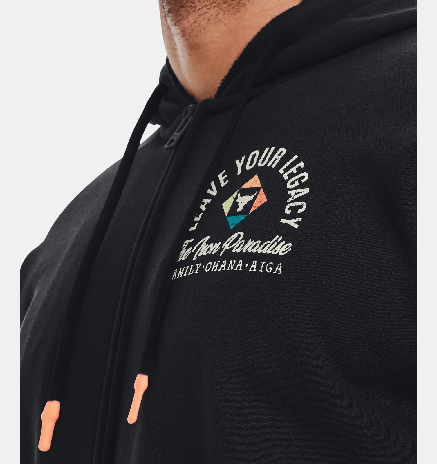 Sudadera Con Capucha Under Armour Project Rock Heavyweight Terry Full-zip