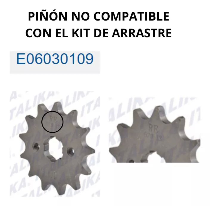 KIT DE SPROCKET 250Z VERDE LIMON GRAFITO GXMOTOR