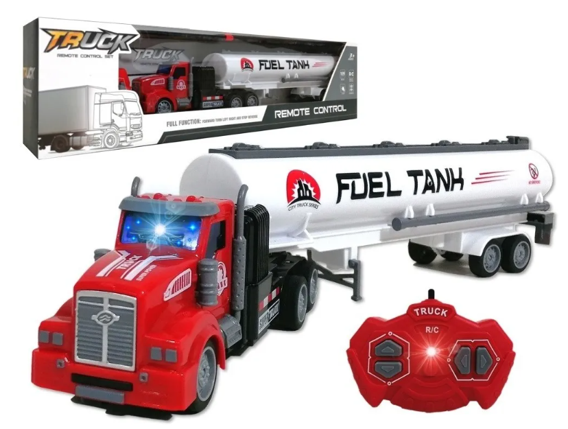 Trailer Control Remoto Radio Control Juguete Niños Escala .