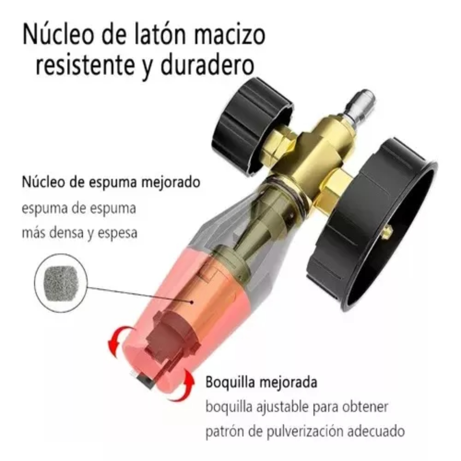 Pistola De Hidrolavadora 1l Kit Cañon De Espuma Para Karcher