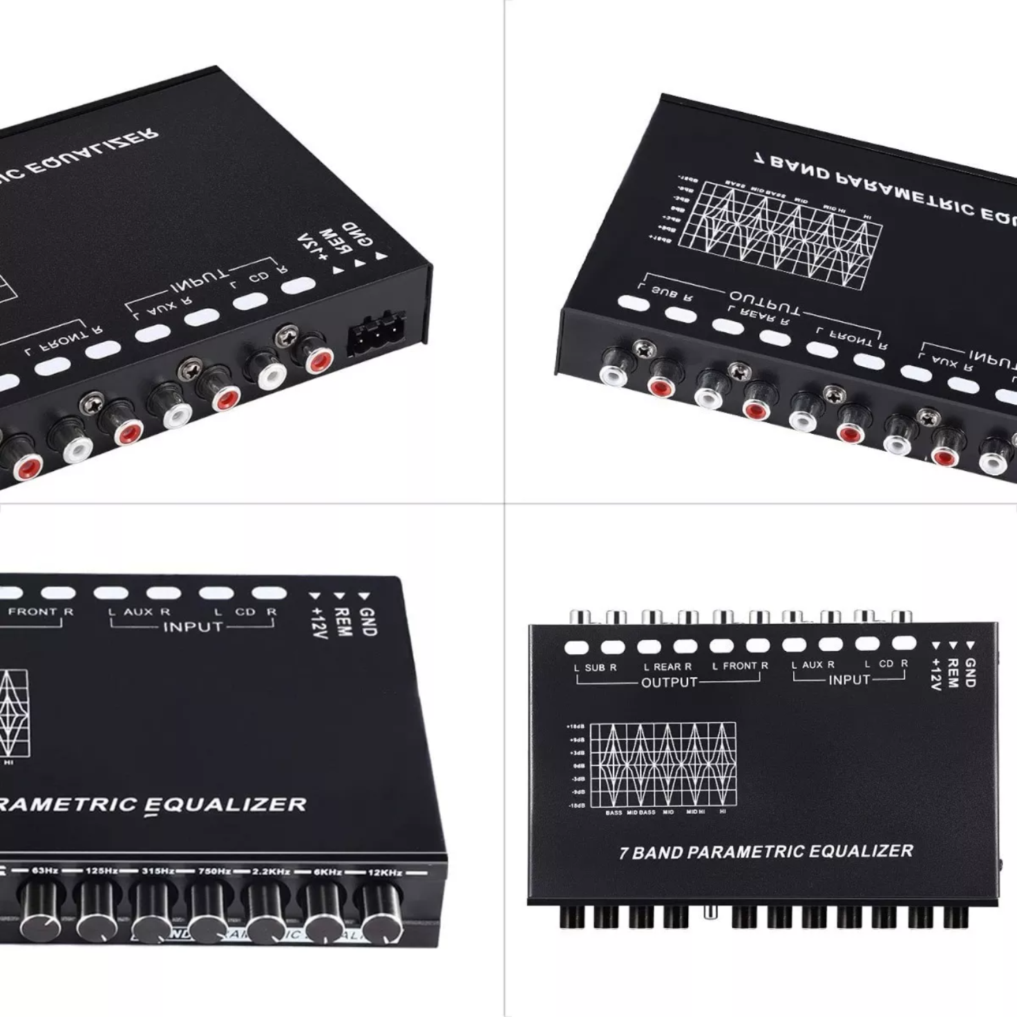 Ecualizador Para Auto Ajustable 7 Bandas Eq Ecualizador 12v