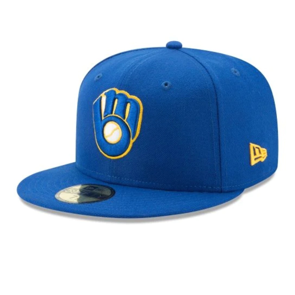 Gorra New Era 59fifty Cerrada Milwaukee azul De Hombre 70361064