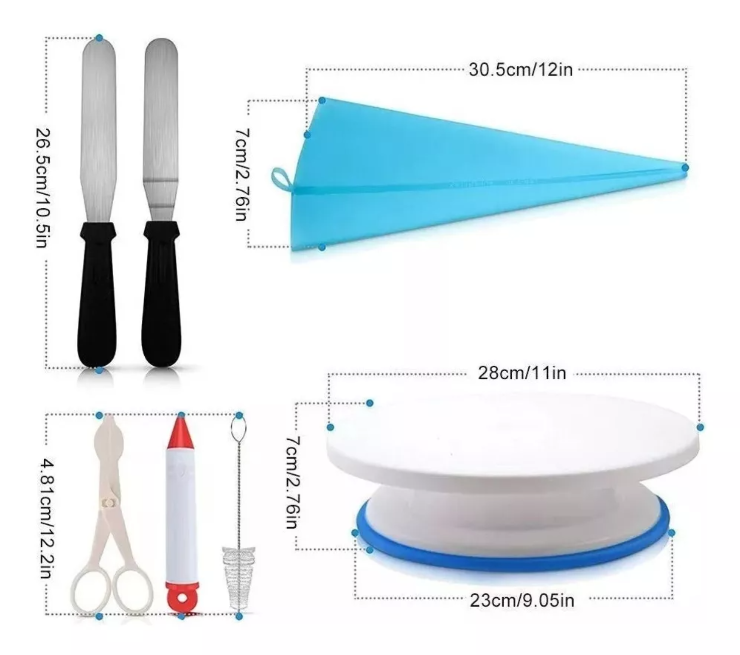 Boquillas Para Decorar Pasteles 106 Piezas