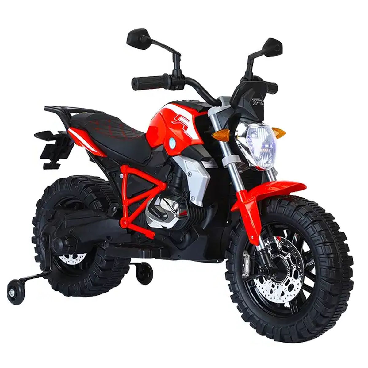 Moto Montable Electrica 12V Tipo Doble Proposito Sport 608 Rojo