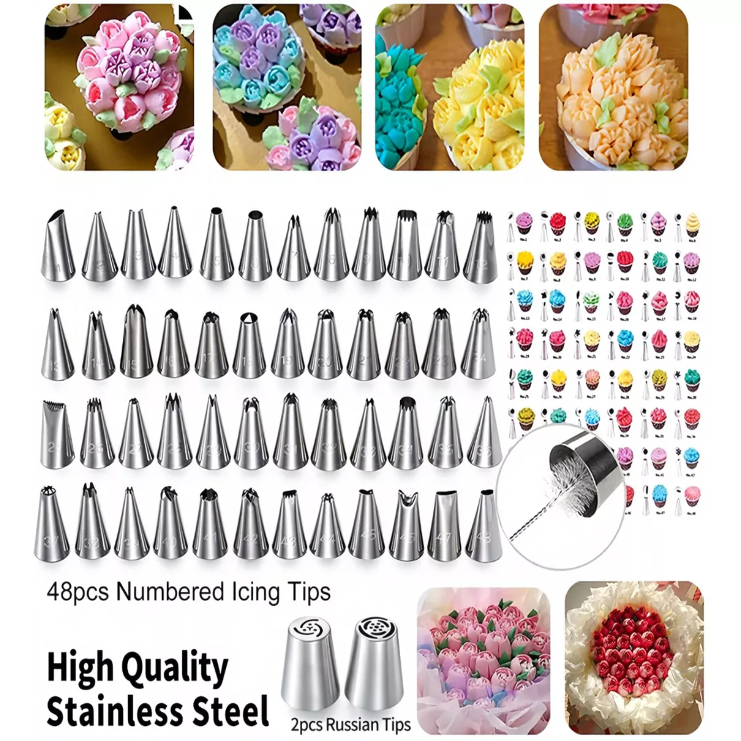 Kit De Herramientas Para Decoración De Pasteles, 322 Piezas