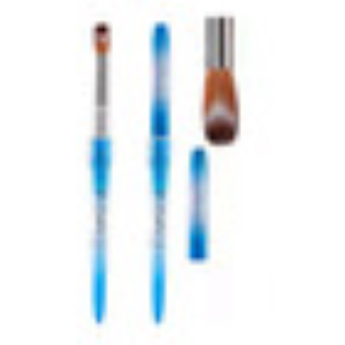 Pincel Profesional Kolinsky Numero #10 Pelo Natural Morado/Blanco