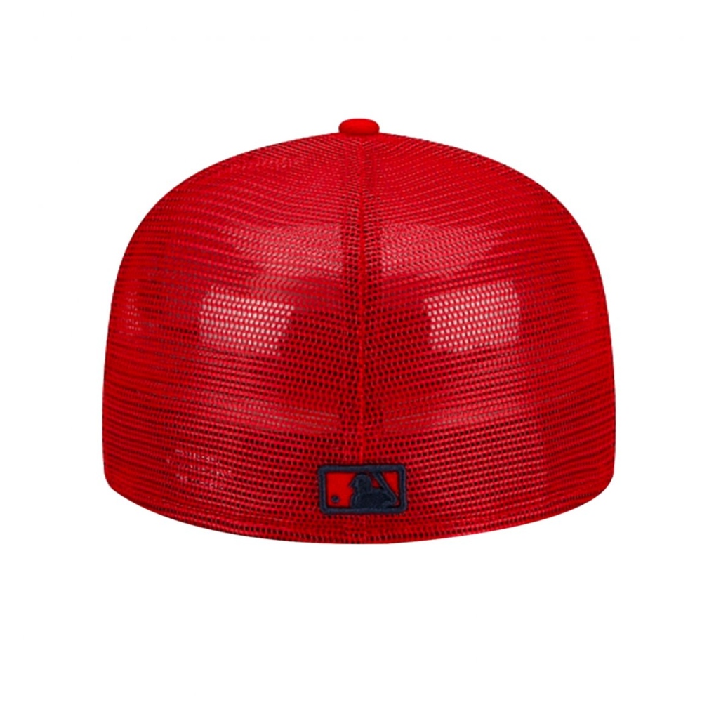 Gorra New Era 59fifty Cerrada Angelinos De Malla Rojo 60227303