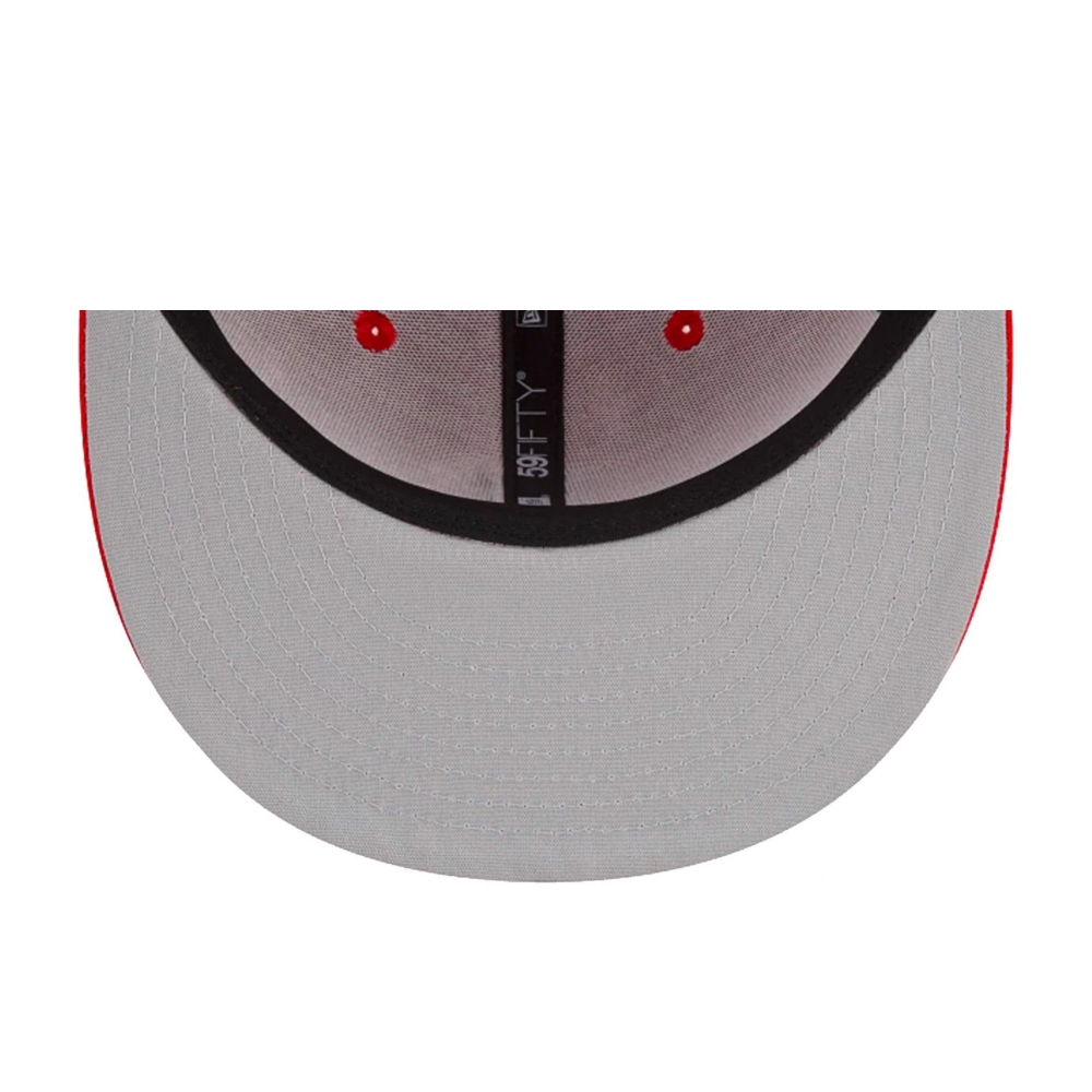 Gorra New Era 59fifty Cerrada Angelinos De Malla Rojo 60227303