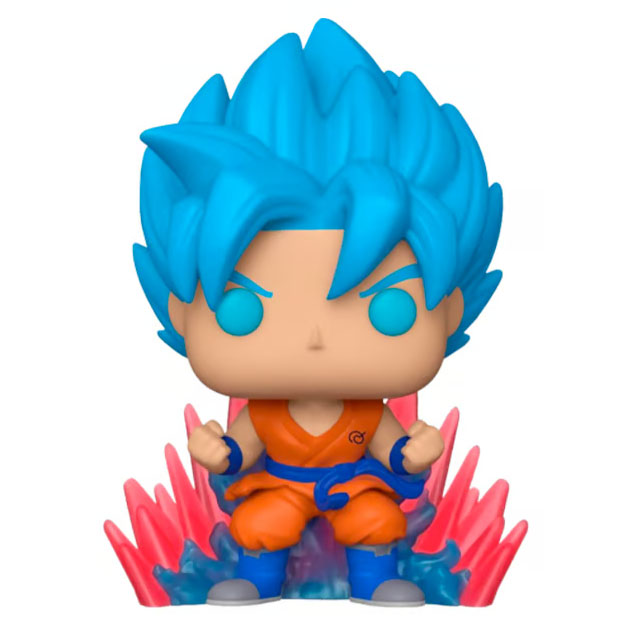Funko Pop Dragon Ball Super - Goku Super Saiyan Blue con KaioKen x20 Glow Exclusivo