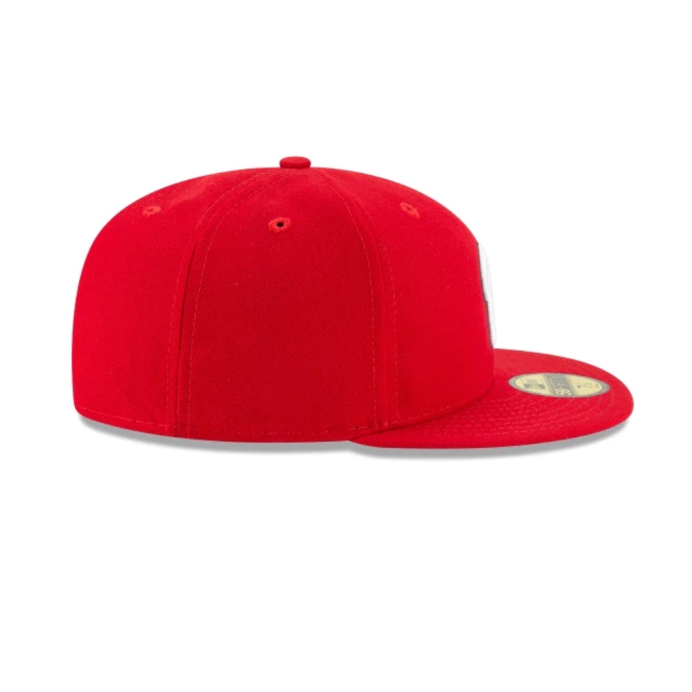 Gorra New Era Oficial De Juego Boston Red Sox Authentic Mlb 59fifty Cerrada  Azul