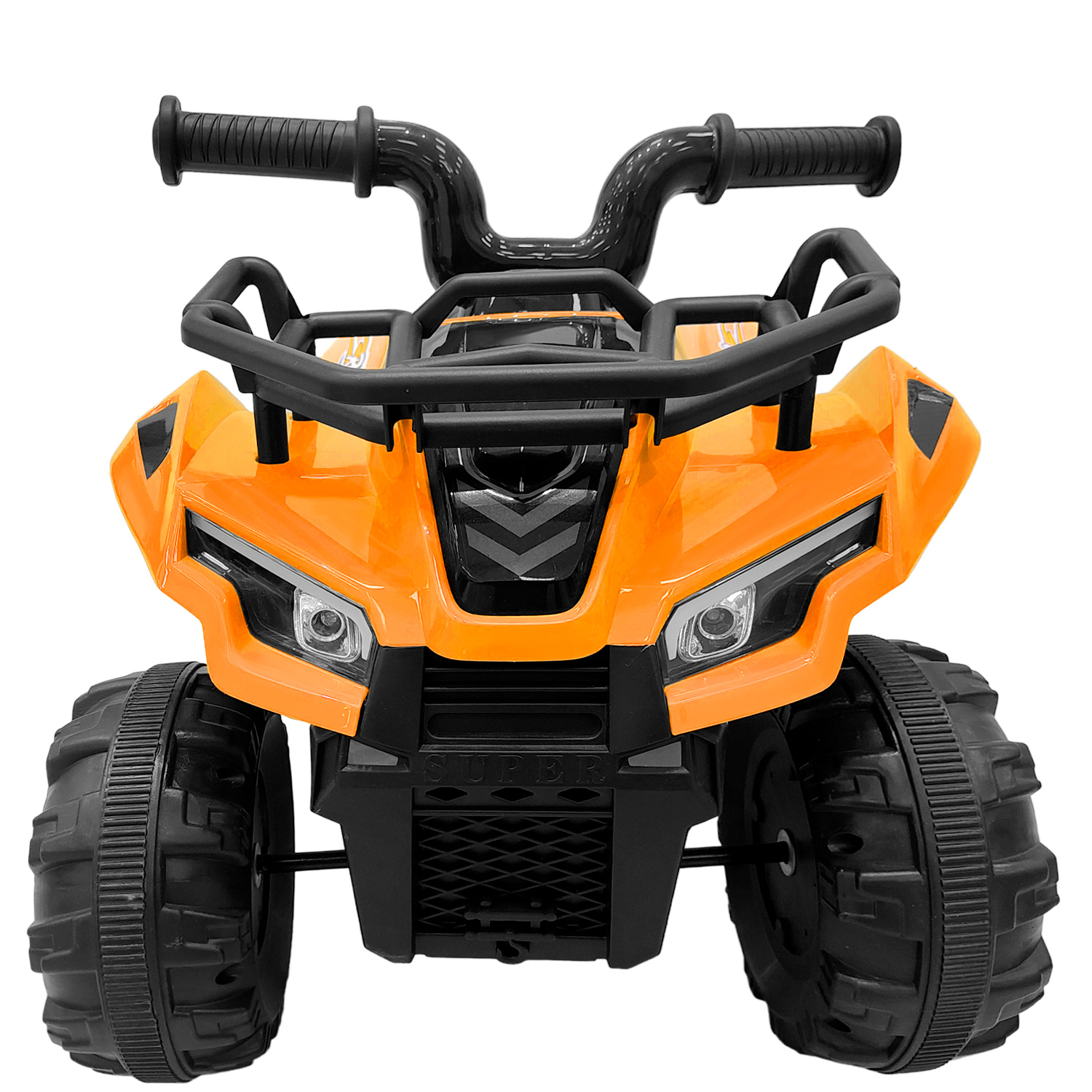 Cuatrimoto Montable Eléctrica 6v Moto Niña Música Led Naranja