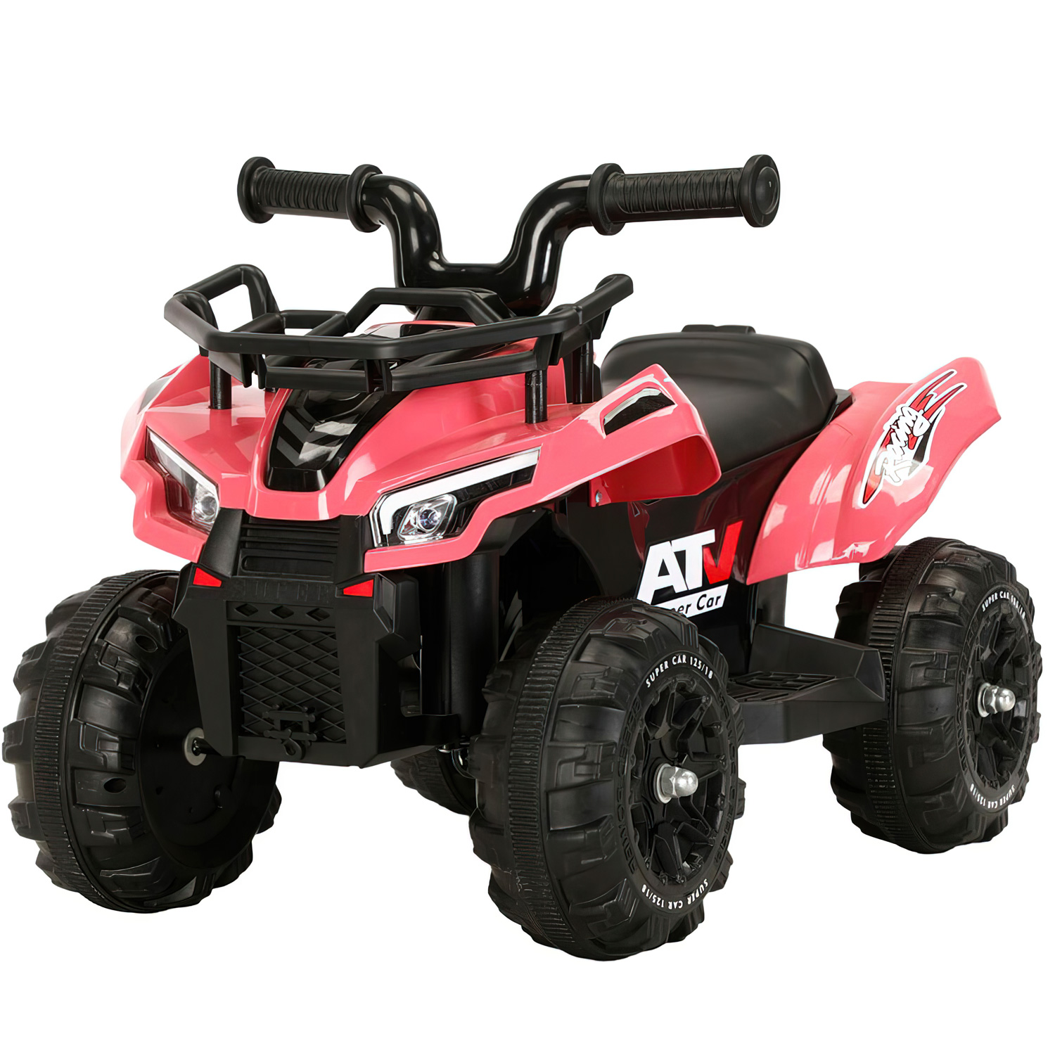 Cuatrimoto Montable Eléctrica 6v Moto Niña Música Led Rosa