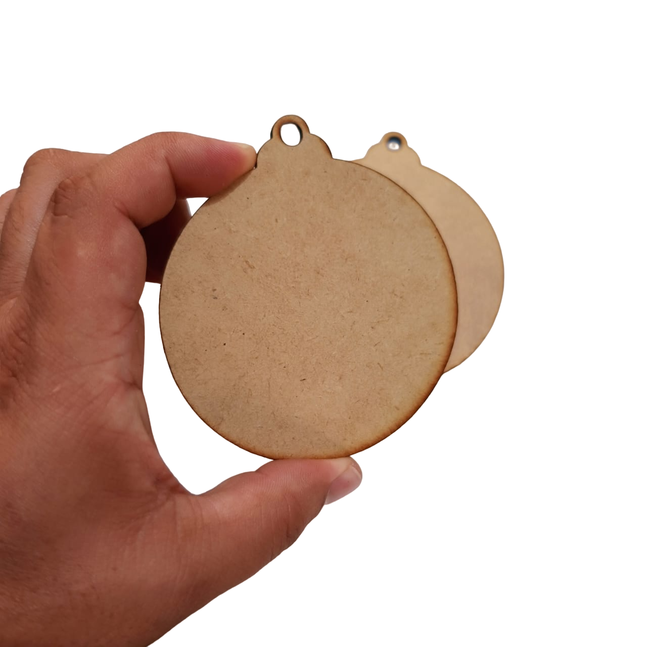 Paquete De 50 Esferas En Material Mdf 9.5cm De Diametro