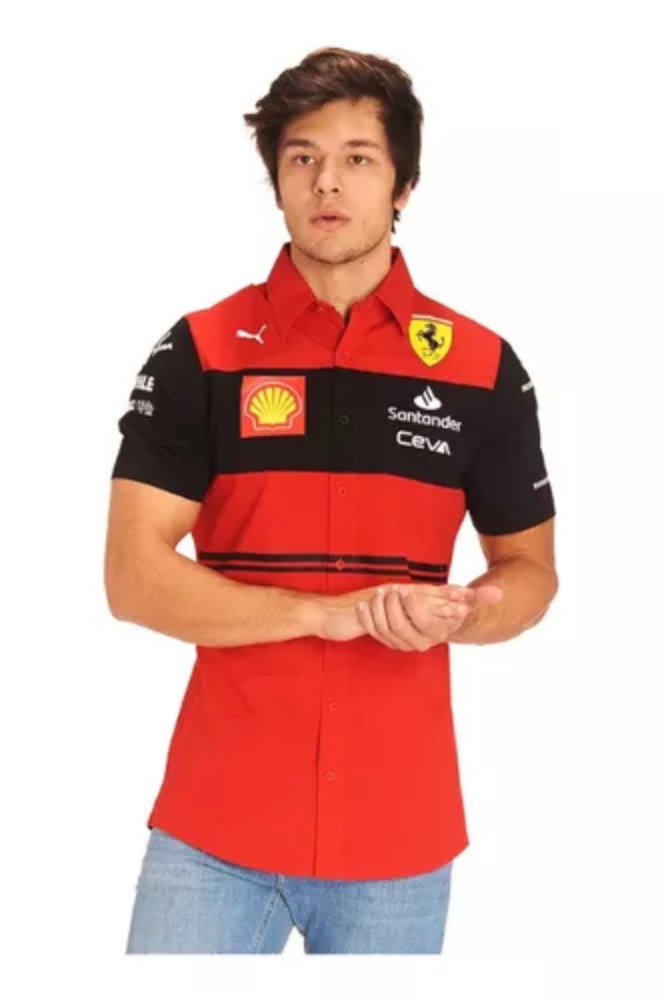 Playera Polo de la Escuderia Equipo de Formula 1 Ferrari F1