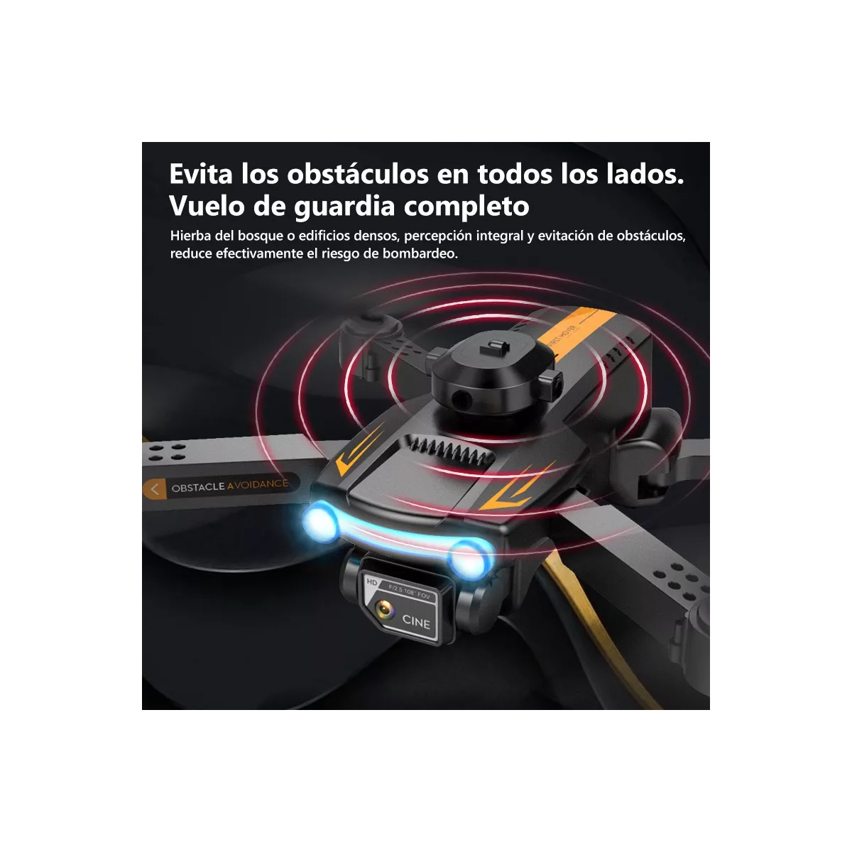 Drone A Control Remoto Xt2 Wifi Con Cámara 4k Hd/3 Baterías