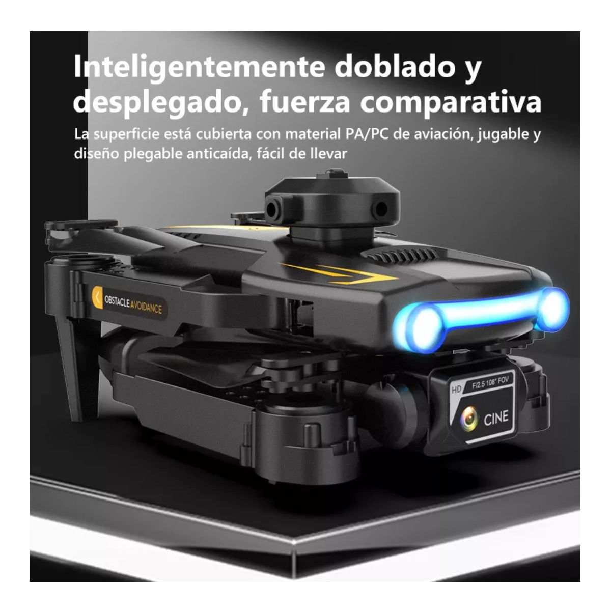 Drone A Control Remoto Xt2 Wifi Con Cámara 4k Hd/3 Baterías