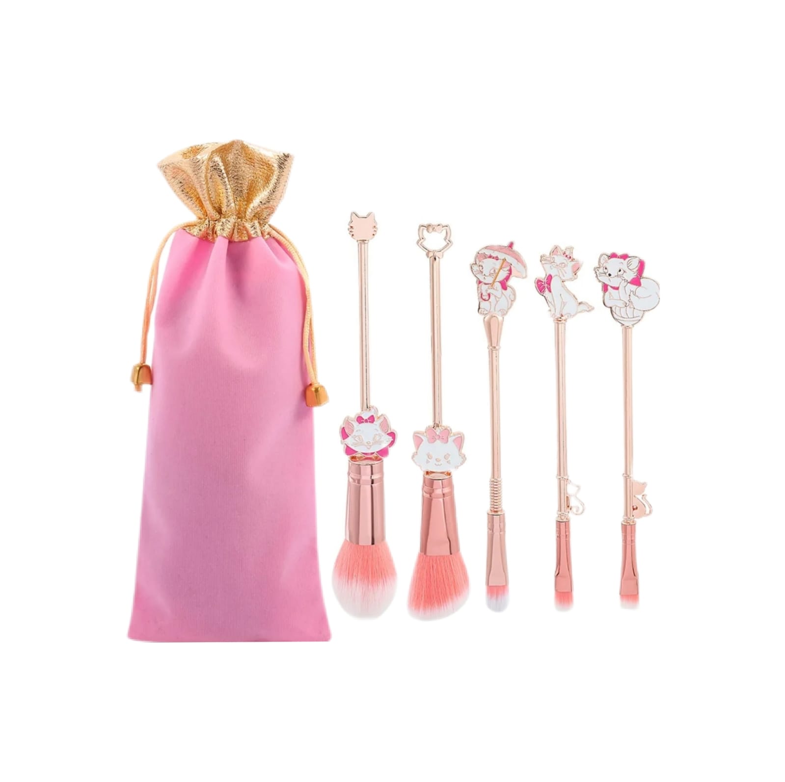 Brochas para Maquillaje Diseño Gatita Marie