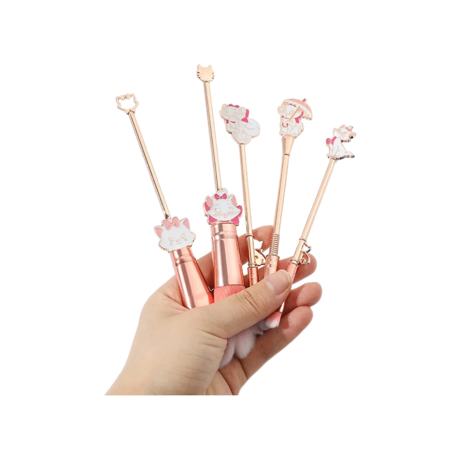 Brochas para Maquillaje Diseño Gatita Marie