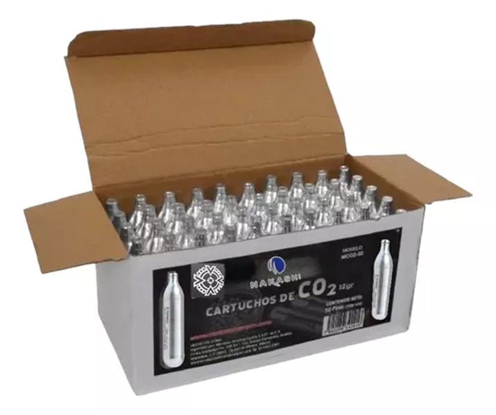 50 Tanques De Co2 De 12 Gr Para Cualquier Marca Crosman Gamo Mendoza