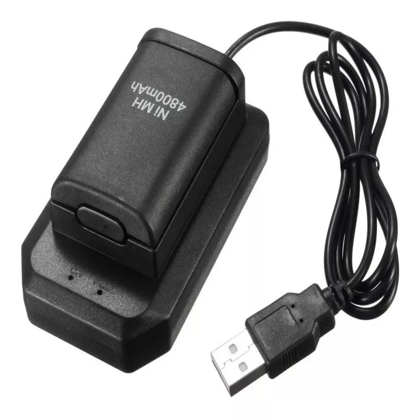 Kit Bateria Cargador Cable Carga Y Juega 4800mha Xbox 360