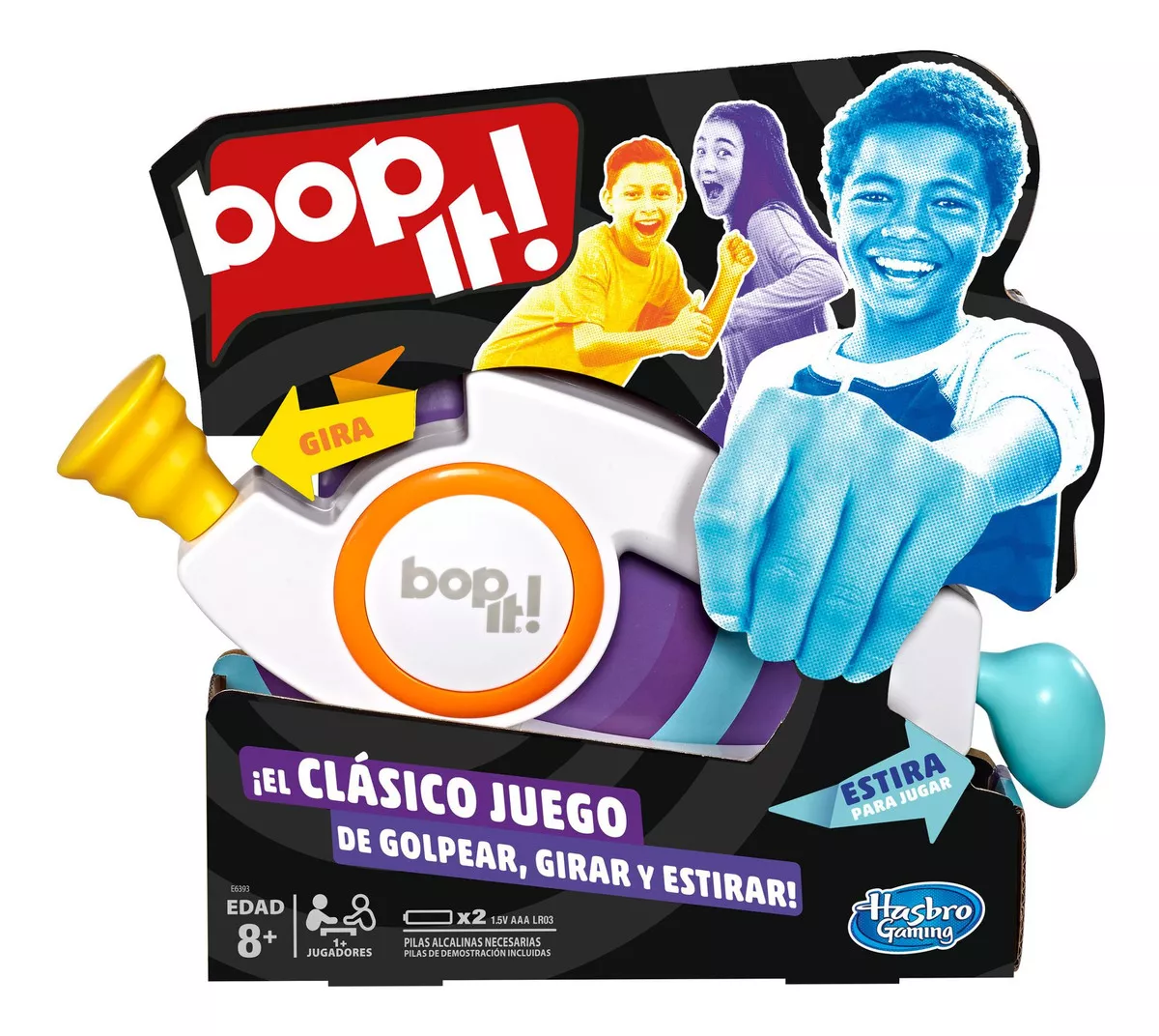 Juego De Mesa Hasbro Gaming Bop It! Modo Solitario Y Social.