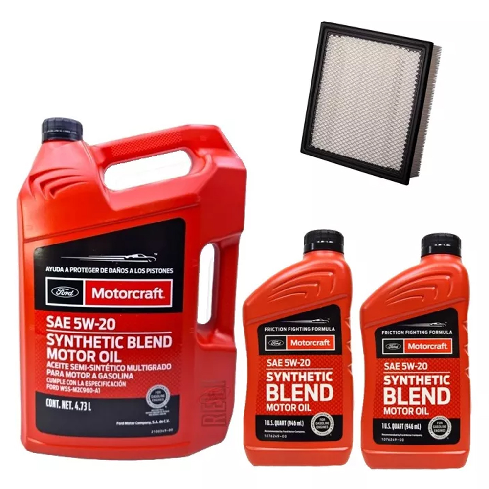 Kit Afinacion Para Ford F150 5.4 Aceite Motorcraft 5w20