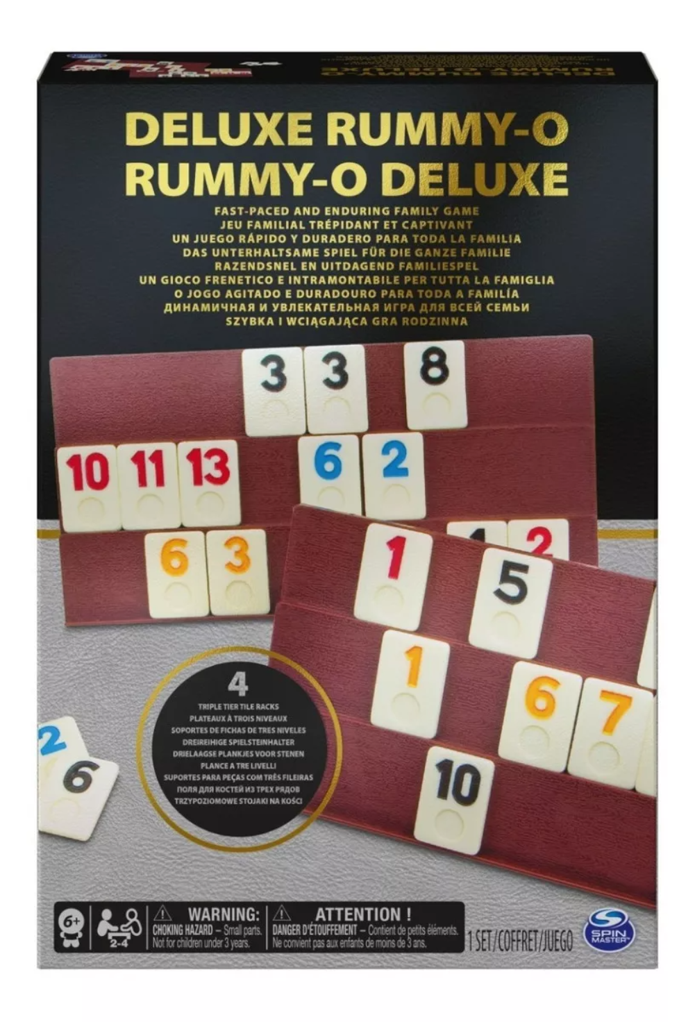 Juego De Mesa Rummy - O Deluxe 2 - 4 Jugadores +6 Años