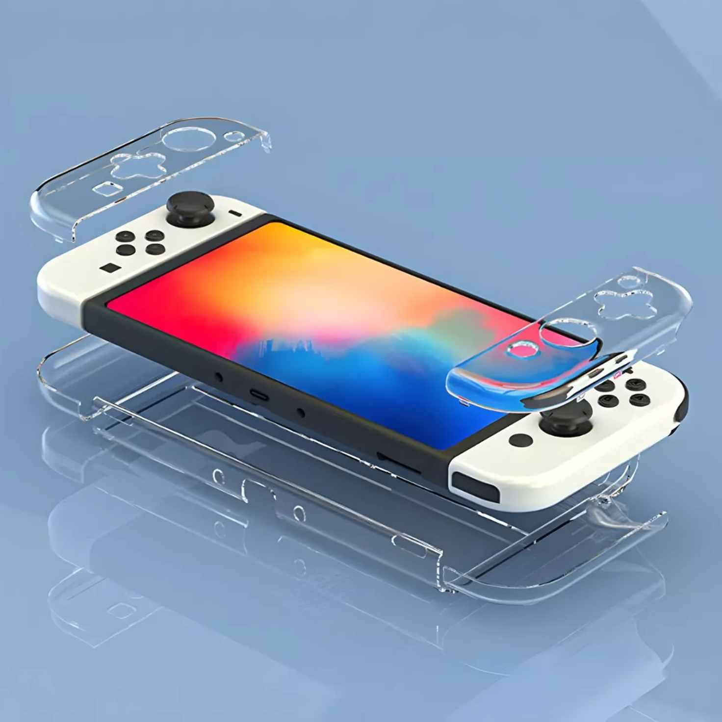 Juego De Nintendo Switch Funda Protectora Y Bolsa Mica Oled.