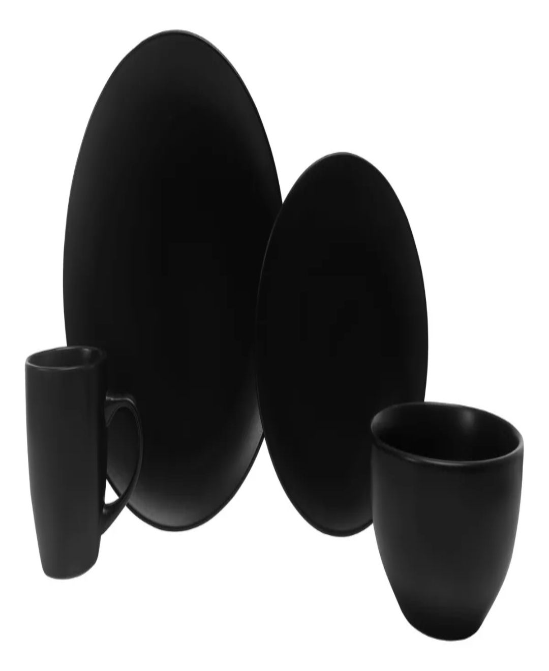 Vajilla Crown Baccara Negroni 16 Piezas En Cerámica