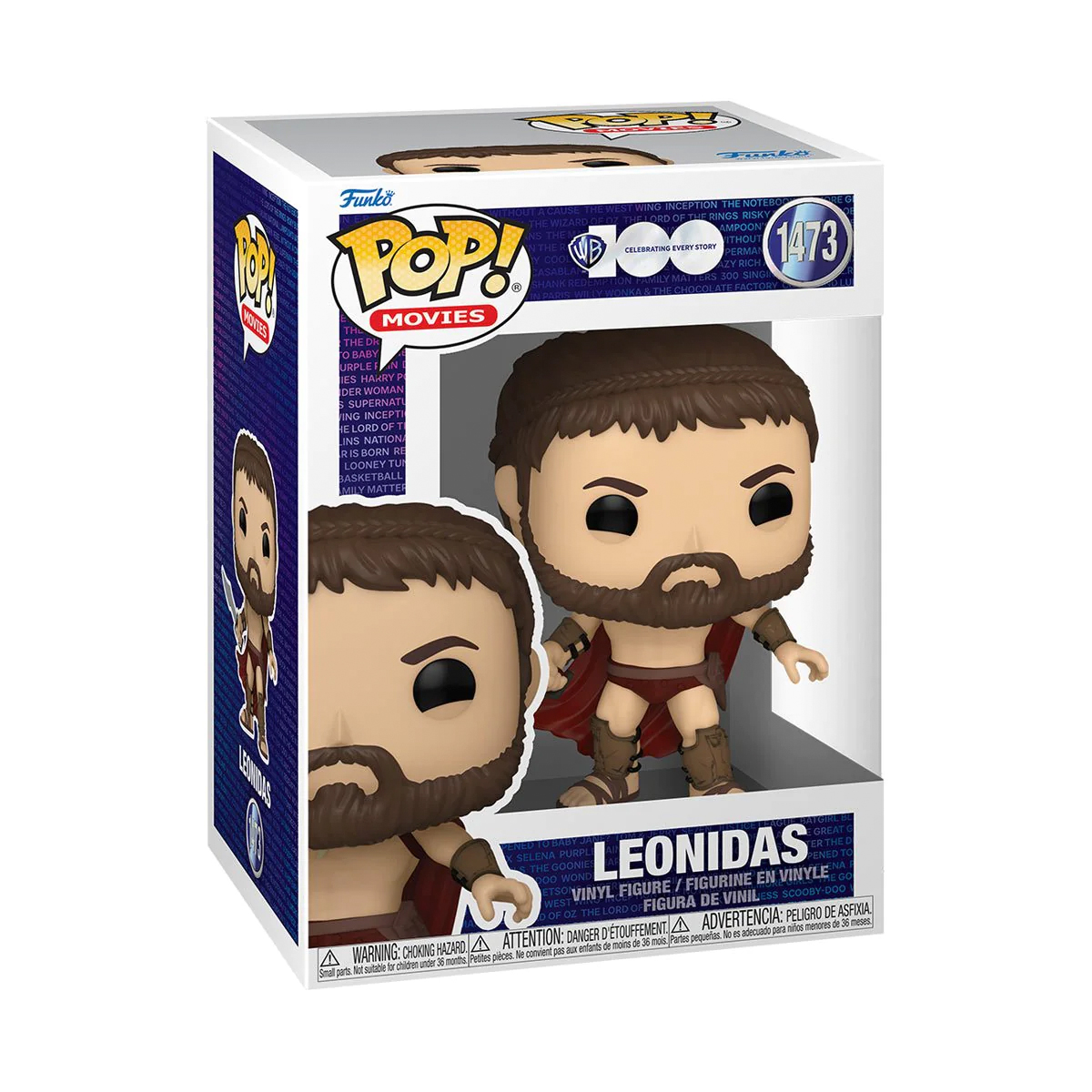Funko Pop Leonidas #1473 Pelicula 300 Aniversario 100 Años Warner Bros Original