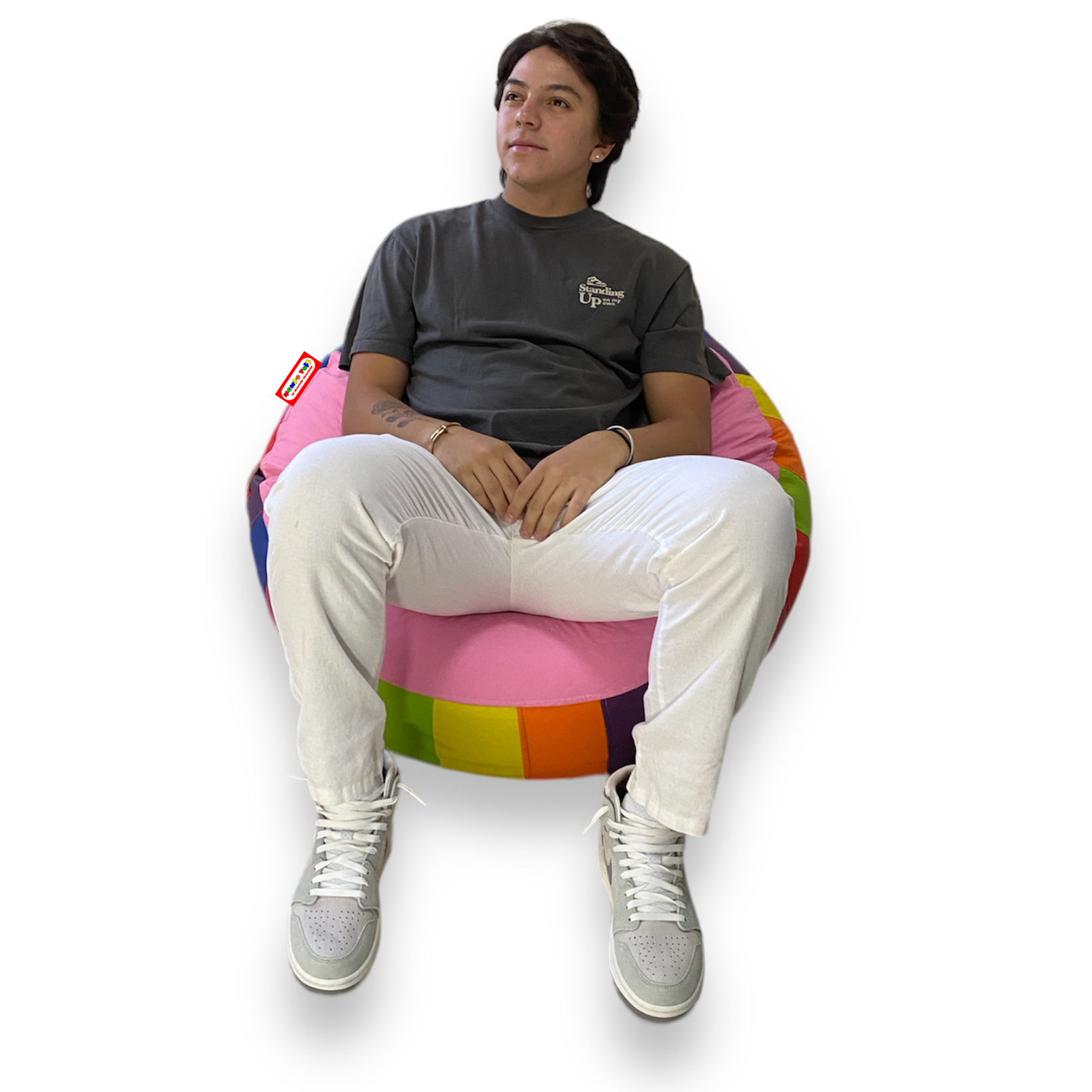 Sillón Puff Arcoíris marca Mundo Puff 