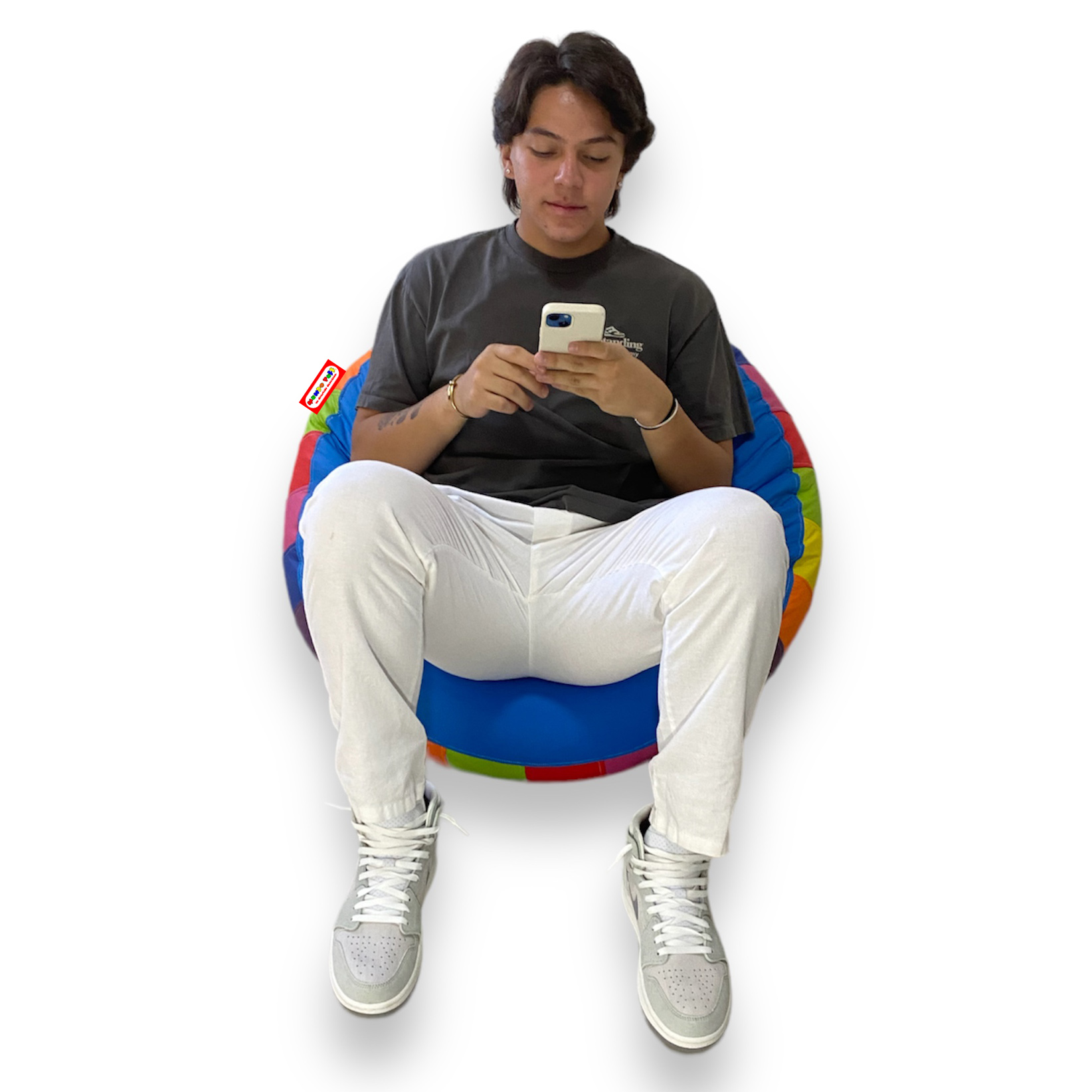 Sillón Puff Arcoíris marca Mundo Puff 