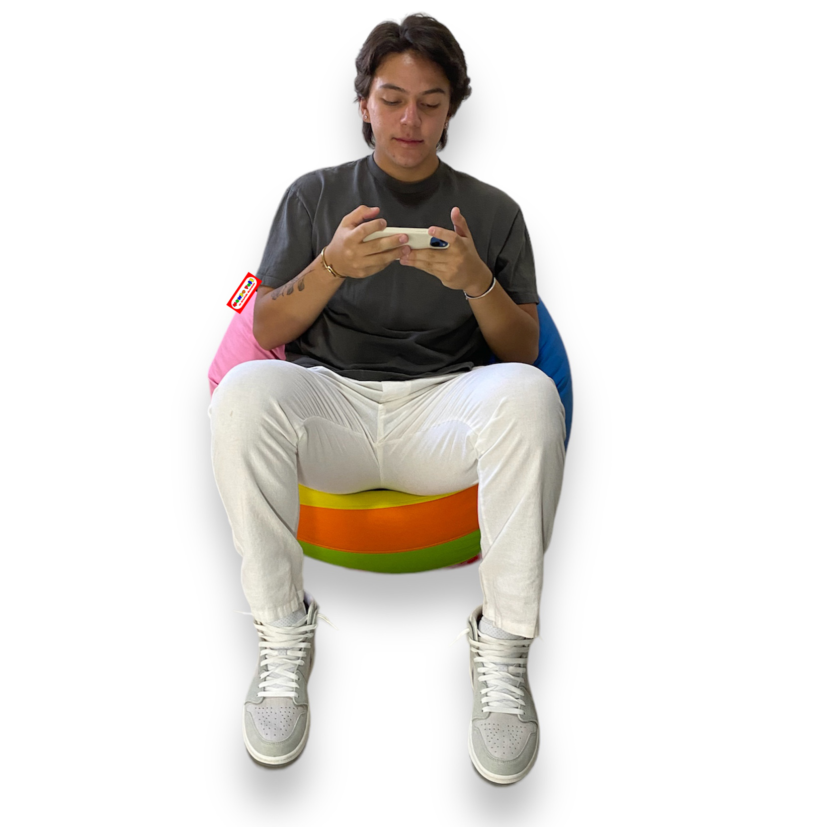 Sillón Puff Arcoíris marca Mundo Puff 