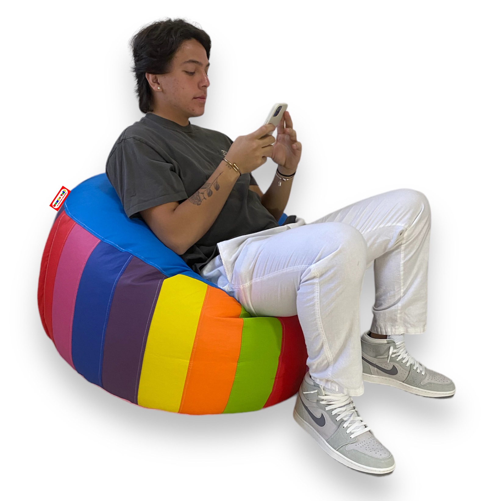 Sillón Puff Arcoíris marca Mundo Puff 