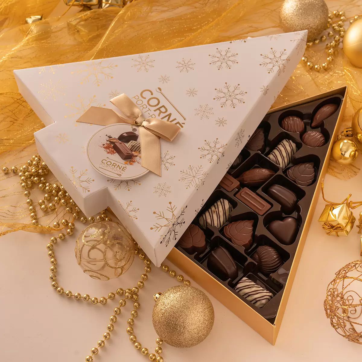 Corné Port Royal Surtido De Finos Chocolates Belgas Rellenos 275g Estuche Navideño