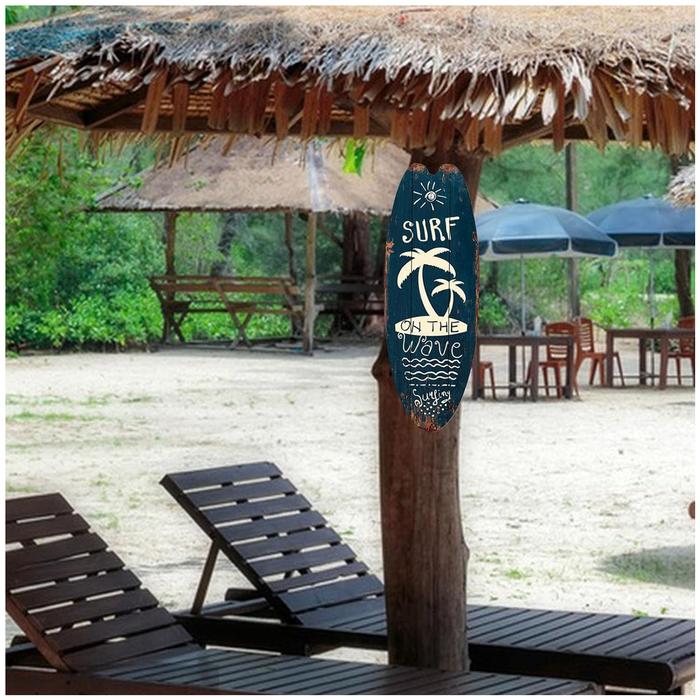 Surf Tablas Decorativas MXIKE-001-6 1Pza 16x45cm Madera Tabla de Surf, SurfStrike