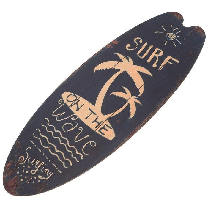Mini tabla de surf de madera para decoración