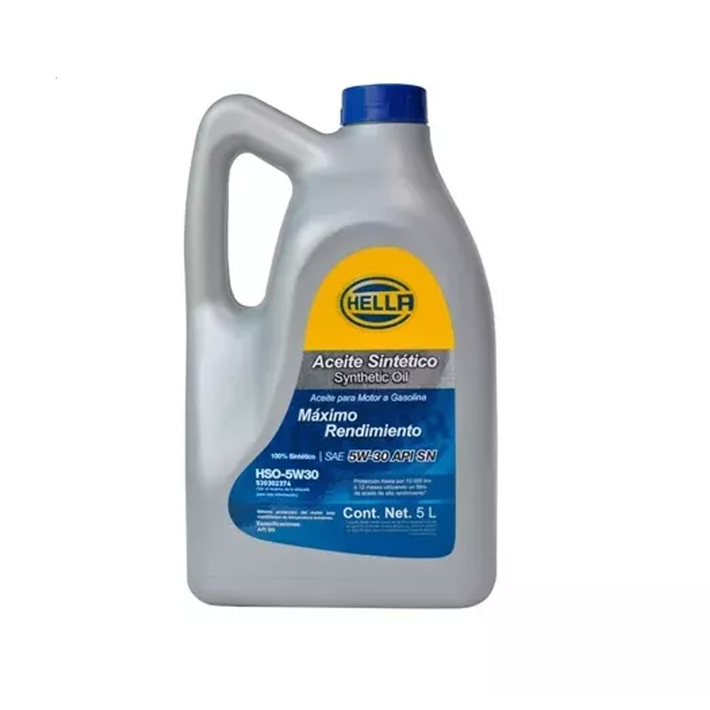 Aceite Motor 5w30 Sintetico Hella Presentación Oficial 5 Lts