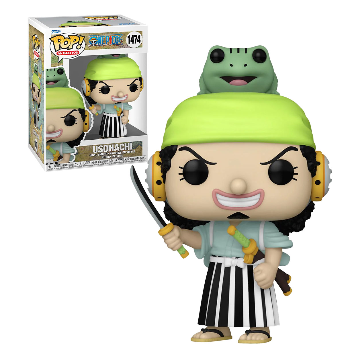 Funko Pop Usohachi Isla De Wano #1474 One Piece Anime Figura Original