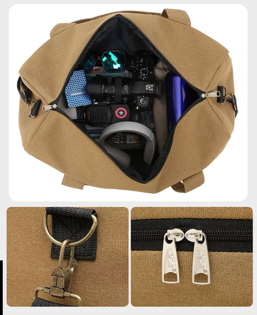 Xl Grande Hombre Maleta Mujer Deportiva Bolsa Gym Viaje 35 L