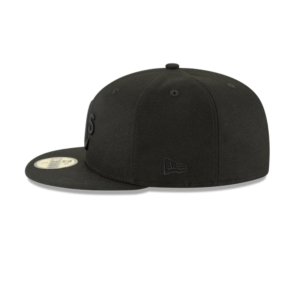 Gorra New Era Oakland Athletics MLB Black On Black 59FIFTY Cerrada 11591119