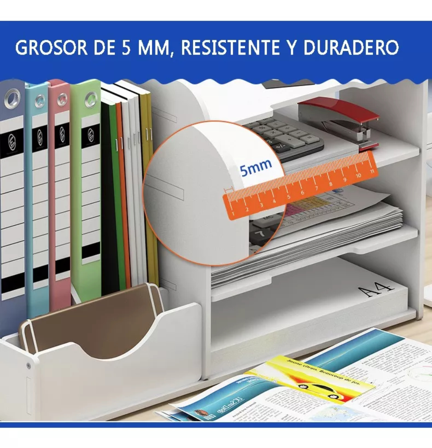 Organizadores De Escritorio Oficina Con Portalápices Carpeta